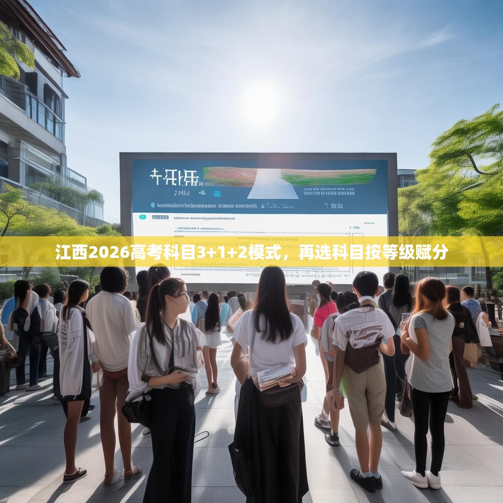 详细阅读:江西2026高考科目3+1+2模式,再选科目按等级赋分 江西2026高考科目3+1+2模式,再选科目按等级赋分
